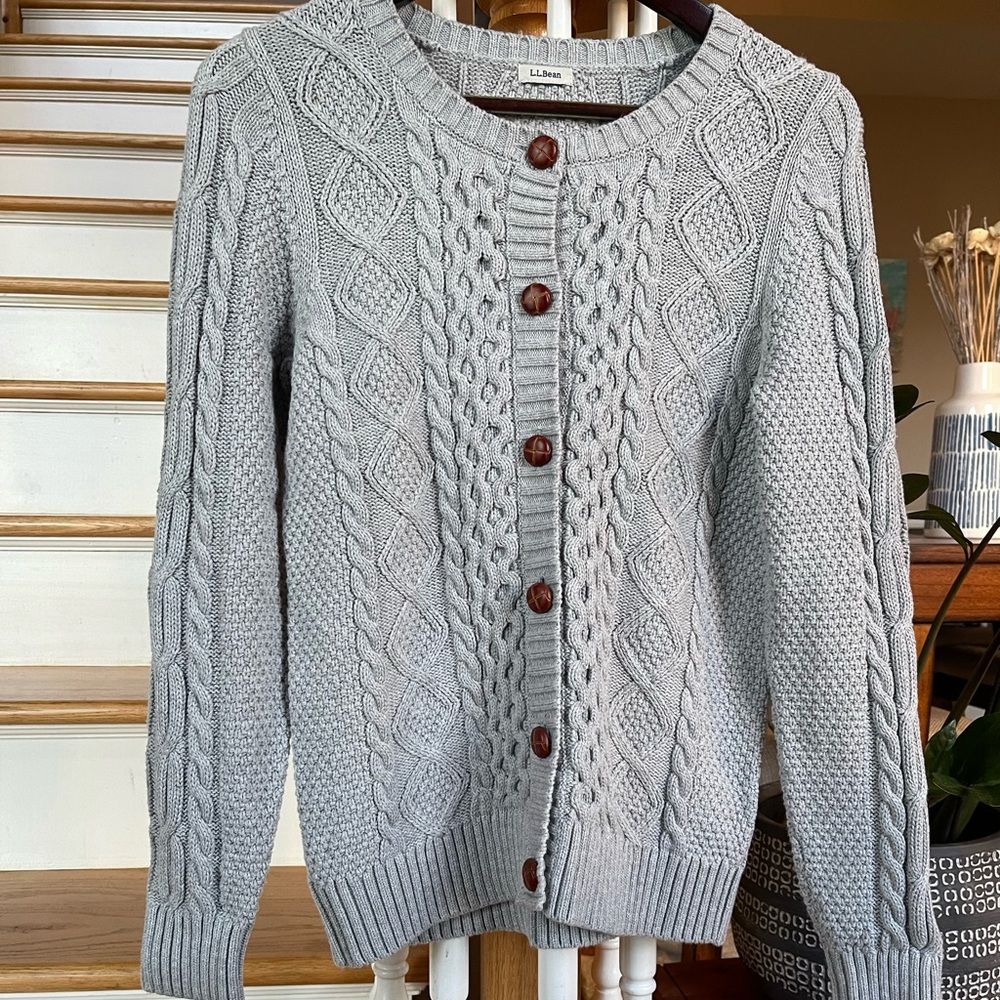 L.L. Bean Women's Cotton Botton down Sweater